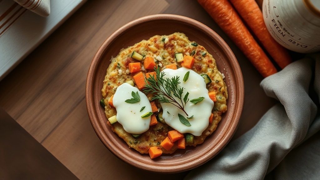 Cheesy Zucchini and Carrot Fritters