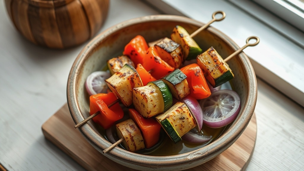 Grilled Vegetable Skewers
