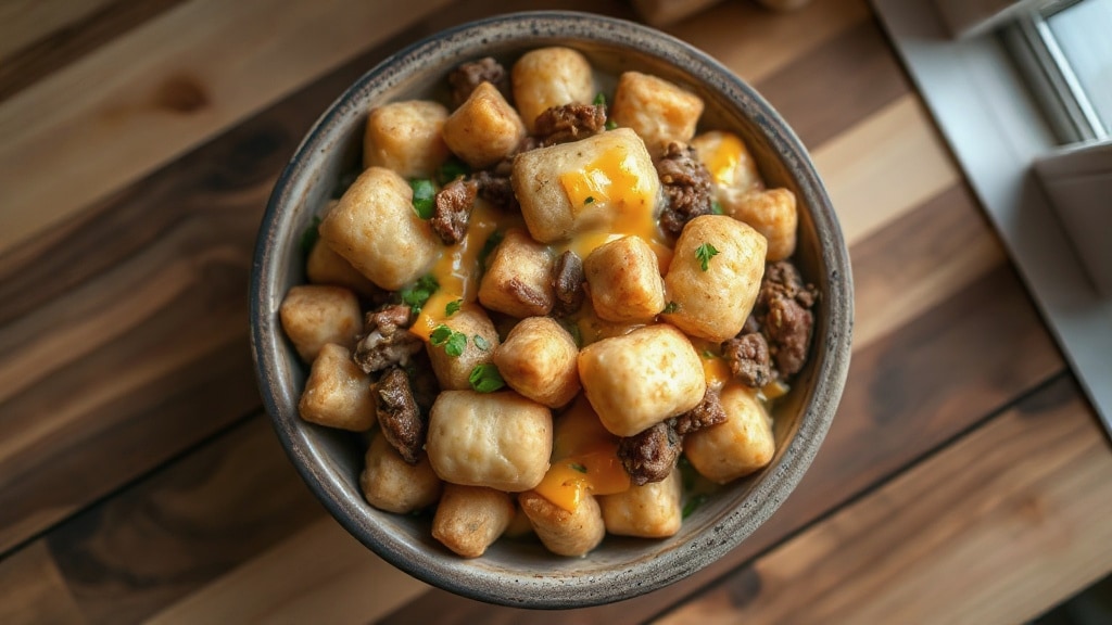 Ground Beef and Cheese Casserole