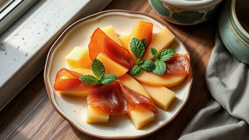 Prosciutto and Melon Bites