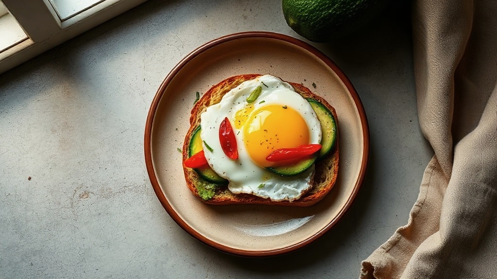 Protein-Packed Avocado Toast with Egg