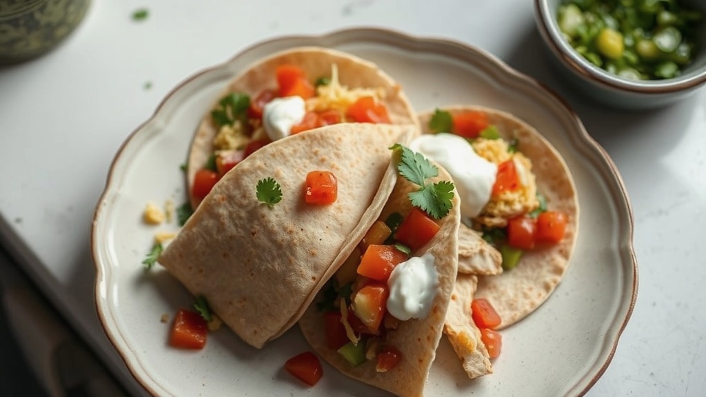Salsa Chicken Wraps