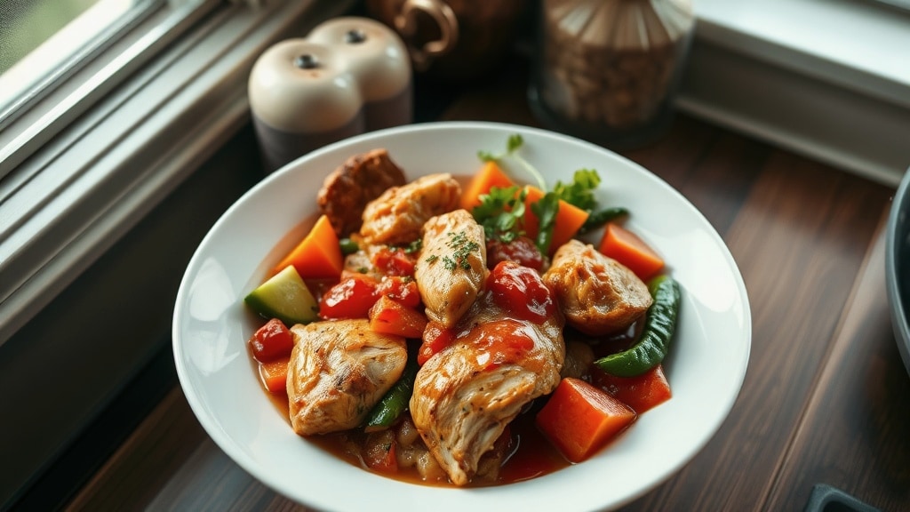 Spicy Chicken and Veggie Bowl