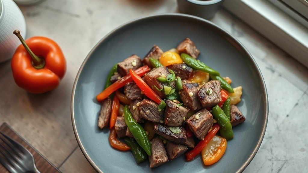 Steak and Vegetable Stir-Fry
